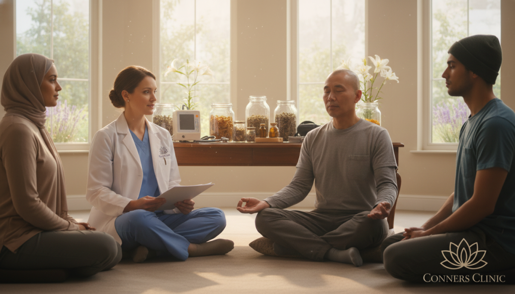 balancing conventional treatments spiritual healing