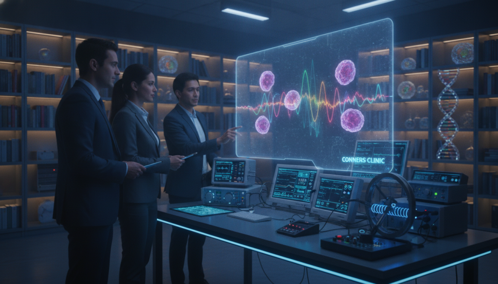 Electromagnetic frequencies research on cancer cells Electromagnetic frequencies research on cancer cells