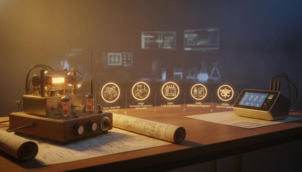 Historical evolution of Rife technology